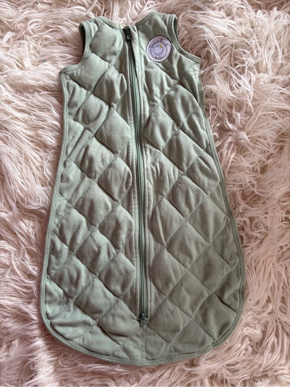 Dreamland Baby Dream Weighted Sleep Sack Sage Green Size Small 0-6M